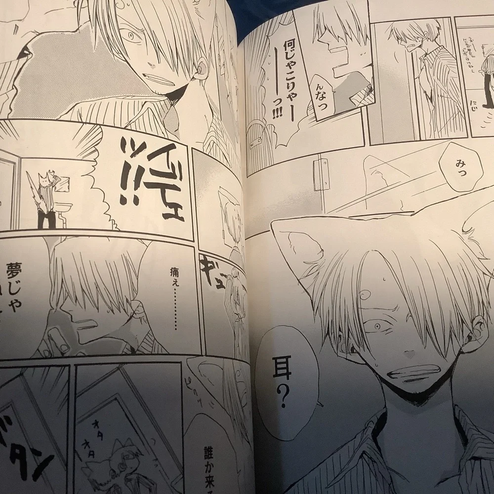 Zoro Sanji One Piece manga Doujinshi しっぽのきもち vols 1&2 by S木チズル (Musouzin ムソウジン) - Picture 3 of 9